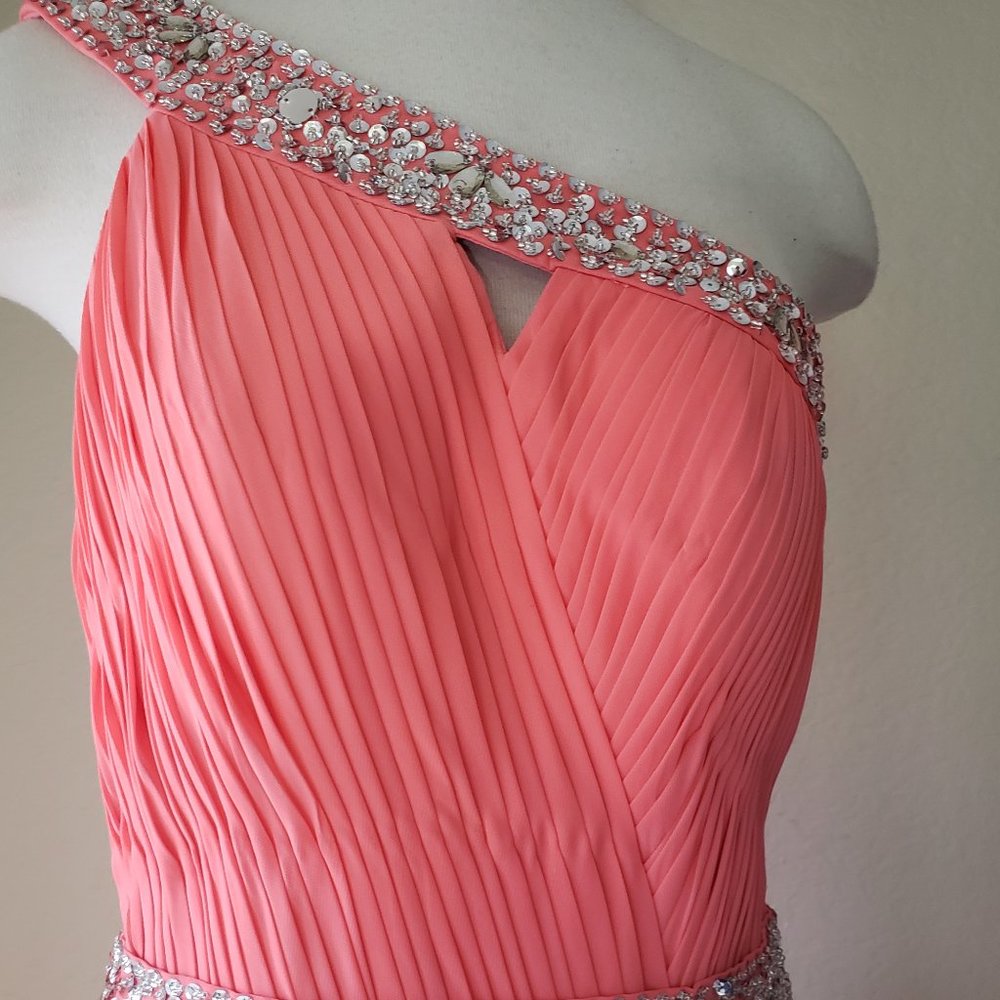 Peach Goddess Evening/Prom Dress